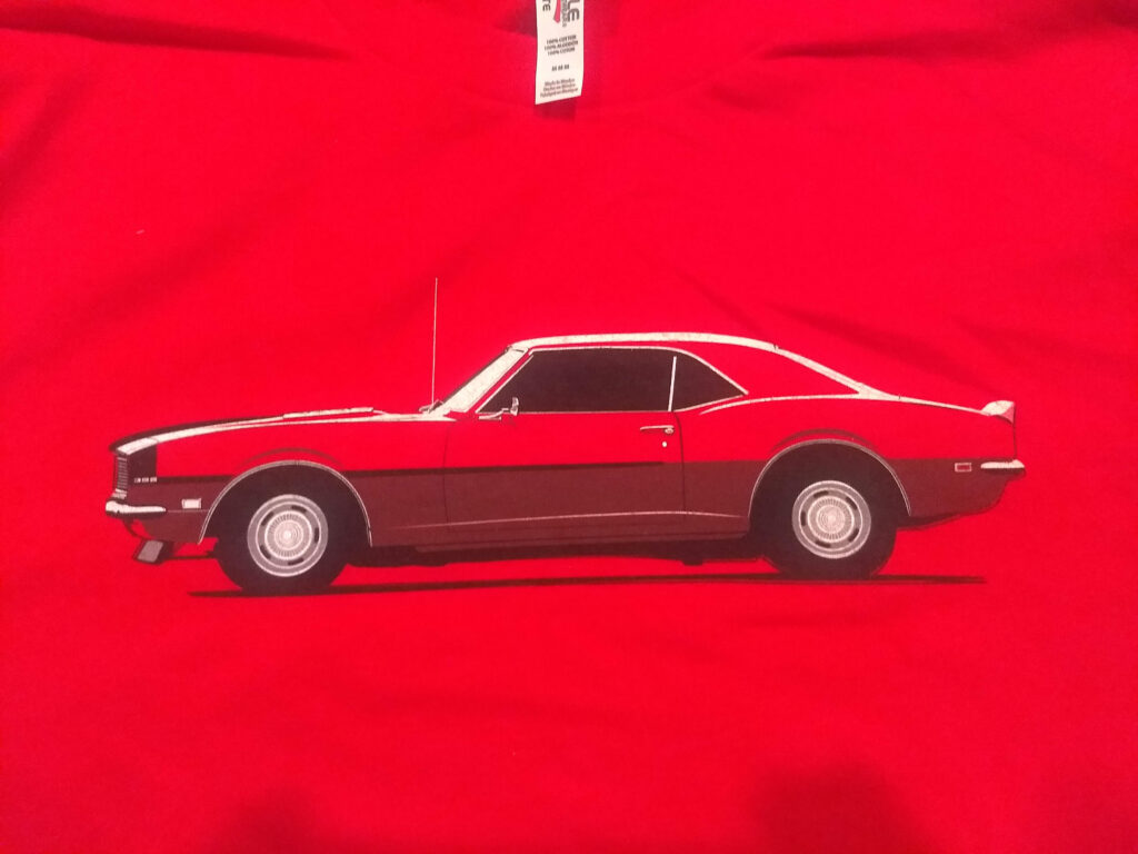 Camiseta com estampa produzida por impressão DTG
